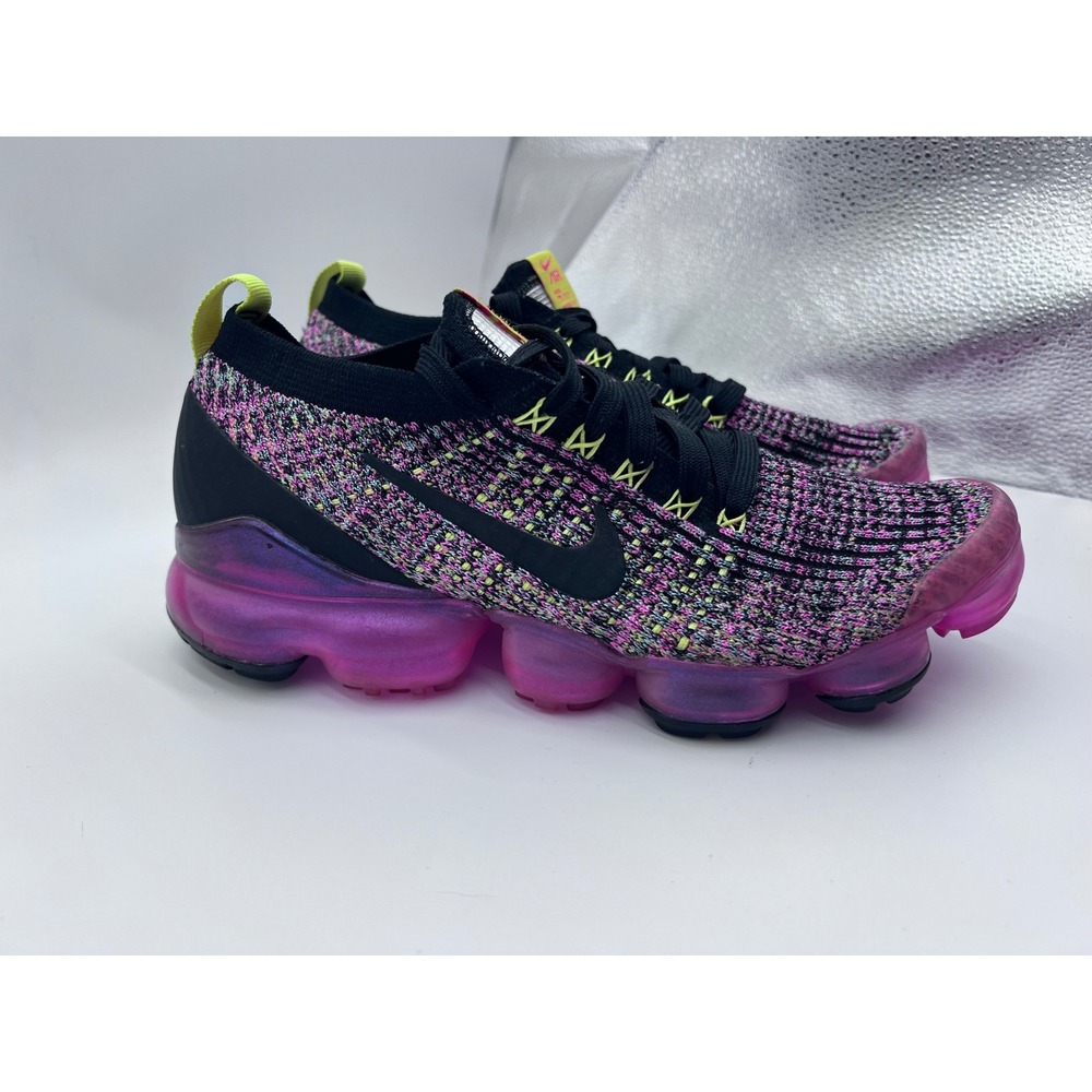Nike Air VaporMax Flyknit 3 Womens Laser Fuchsia Psychic Pink AJ6910-005 10.5